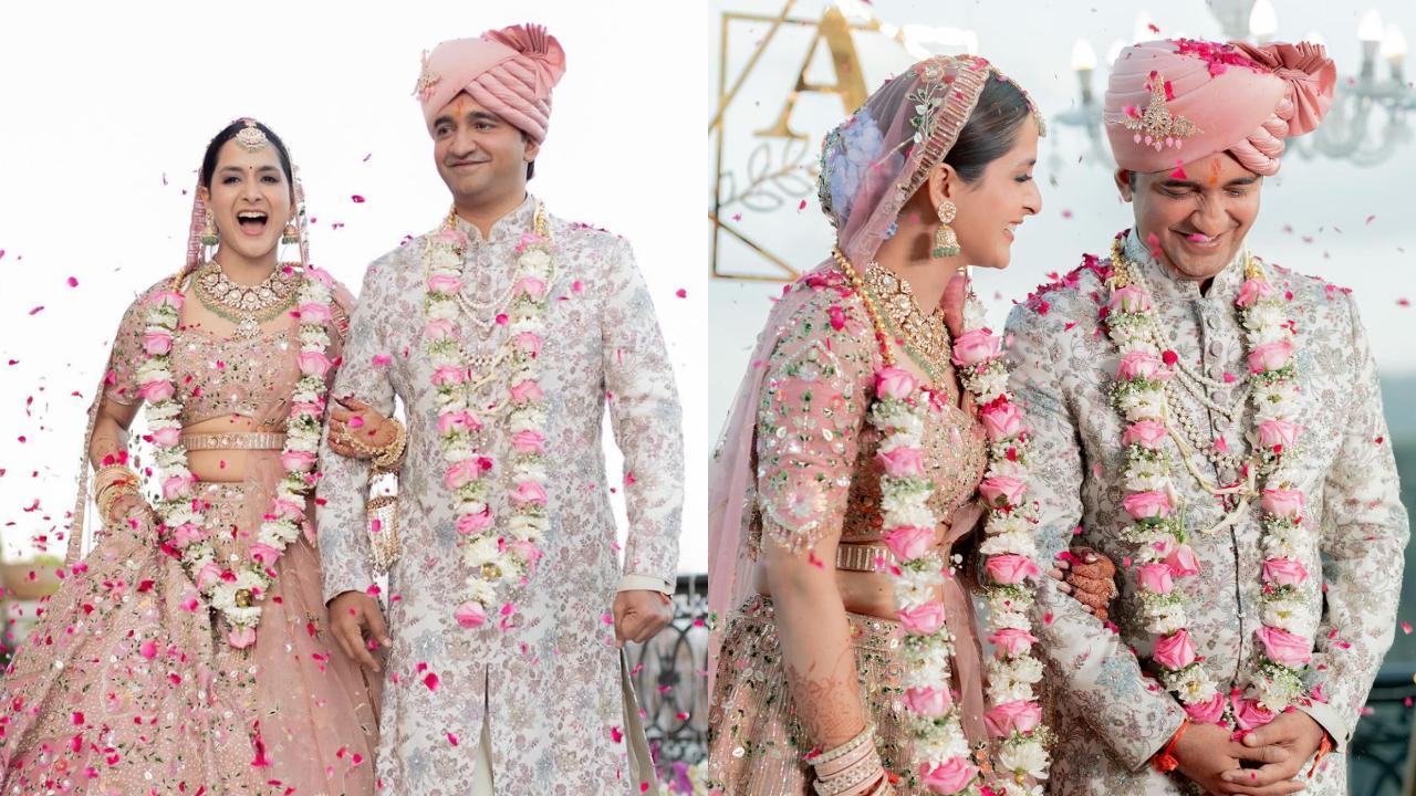 'Love Aaj Kal' actor Arushi Sharma shares pictures from her fairytale wedding