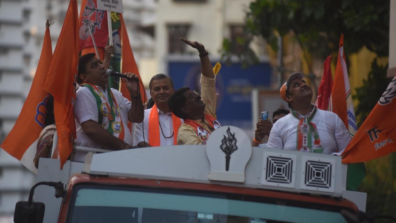 The Shiv Sena's (UBT) leaders, Arvind Sawant and Anil Desai had filed their nominations in Mumbai on Monday