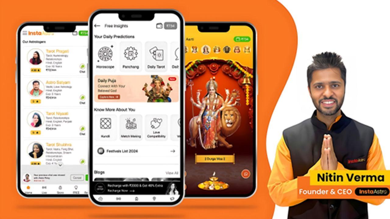 InstaAstro, the Astro-Spiritual-Tech Startup, Launches “Daily Puja” For Users During Navaratri
