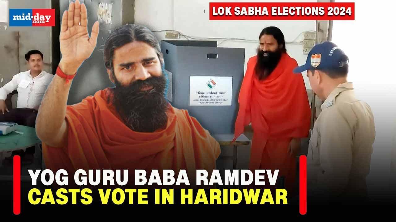 Lok Sabha Elections 2024: Yog guru Baba Ramdev casts vote in Haridwar
