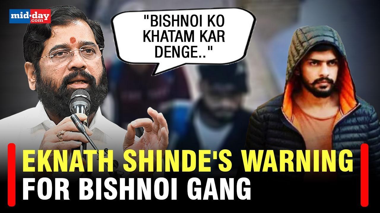 Maharashtra CM Eknath Shinde warns Bishnoi Gang over Salman Khan's house firing 
