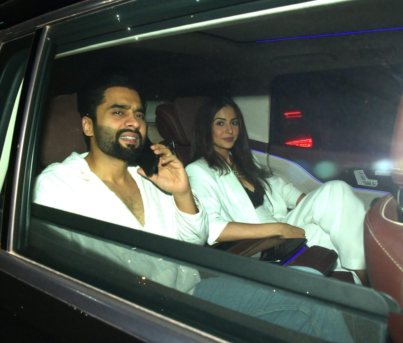 Jackky Bhagnani and Rakul Preet Singh at the screening of the film backed by the Bhagnanis
