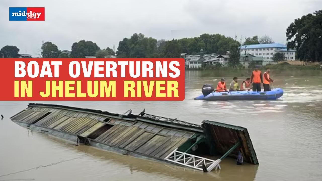 Jhelum boat accident: Boat capsizes in J&K`s Jhelum River, 4 dead