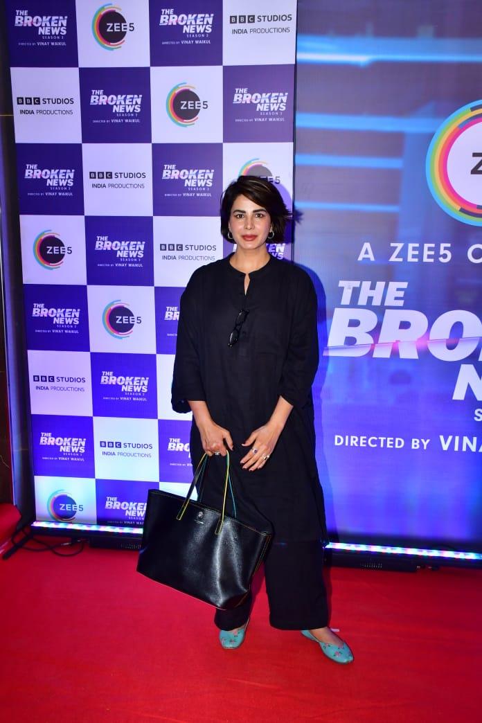 Kirti Kulhari also attended the screening of the show