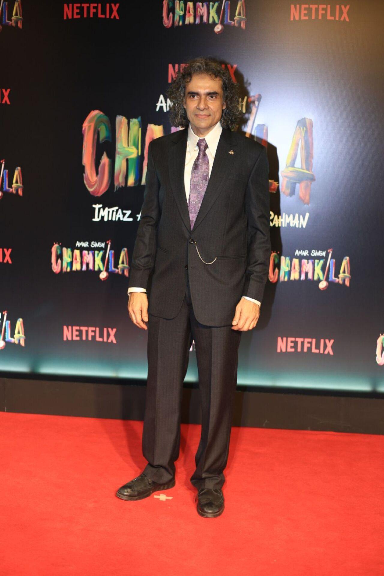 Imtiaz Ali was all suited-up for the screening of his film