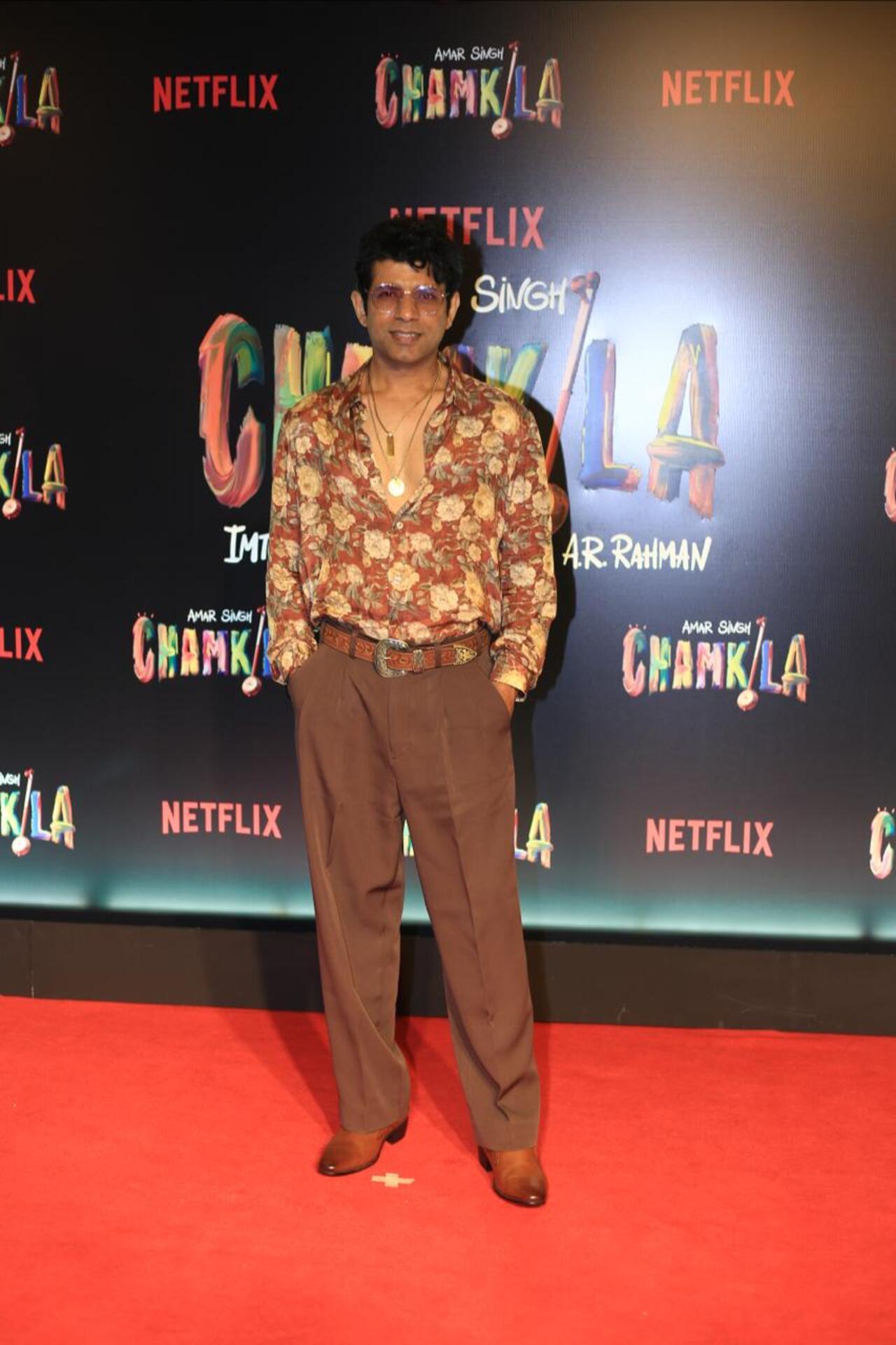 Actor Vineeth Kumar Singh exuded retro vibe at the film's screening