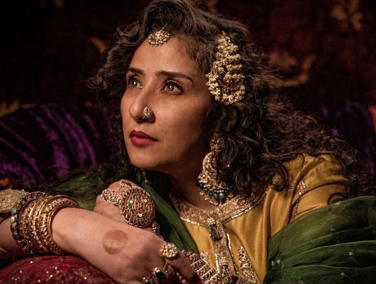 Manisha Koirala will be seen as Mallikajaan, queen of Shahi Mahal. She governs over an aristocratic courtesan house. 