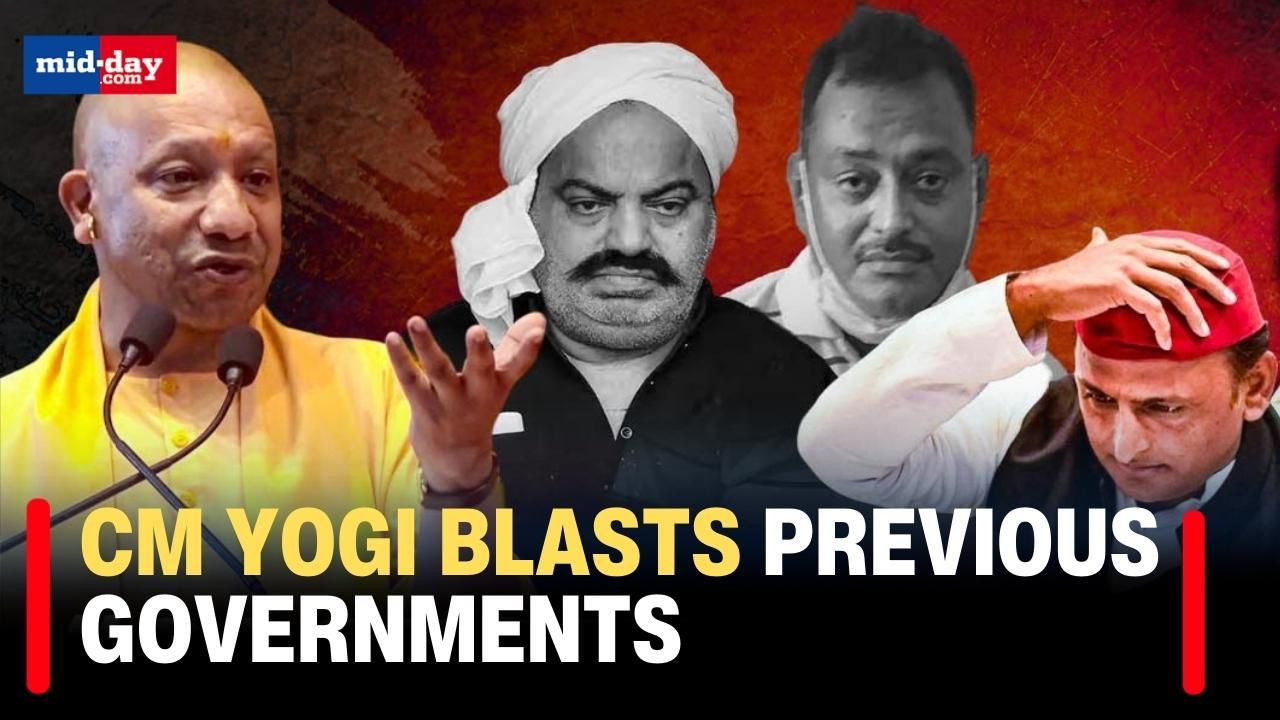 UP CM Yogi Adityanath attacks previous Governments