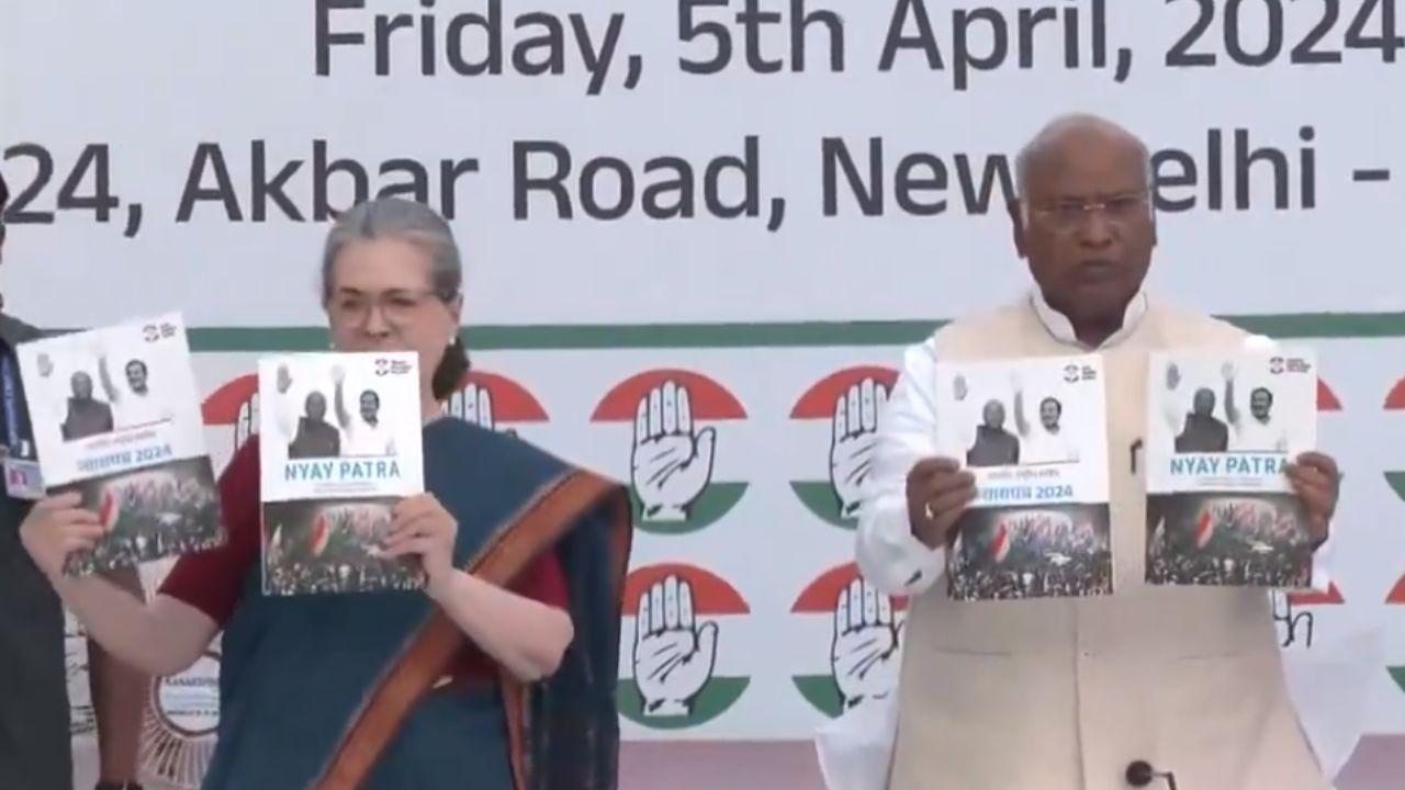 Congress releases manifesto for Lok Sabha Elections 2024