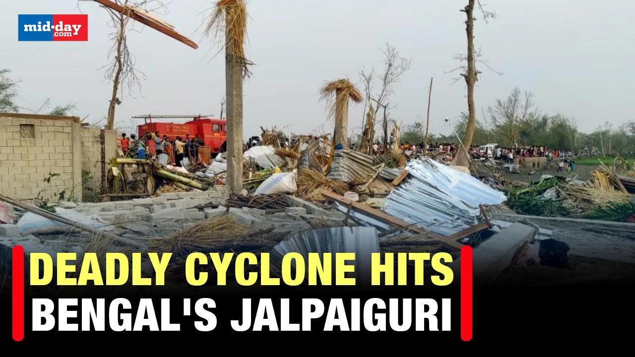 Bengal Cyclone: Deadly cyclone in Bengal's Jalpaiguri kills 5, over 170 injured