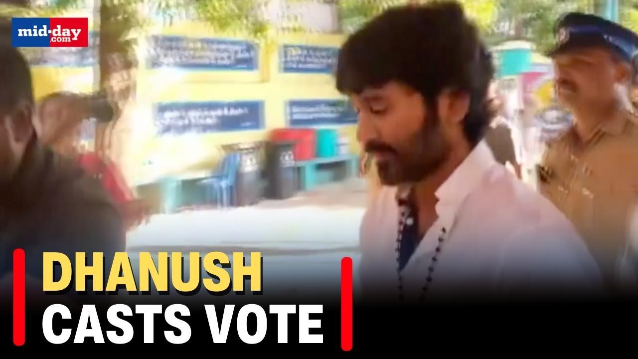 Lok Sabha Elections 2024: Actor Dhanush casts vote in Central Chennai’s Alwarpet