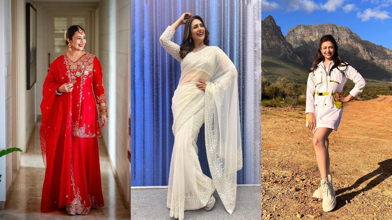 Exploring Divyanka Tripathi's fashion flair- From suits, sarees to formals