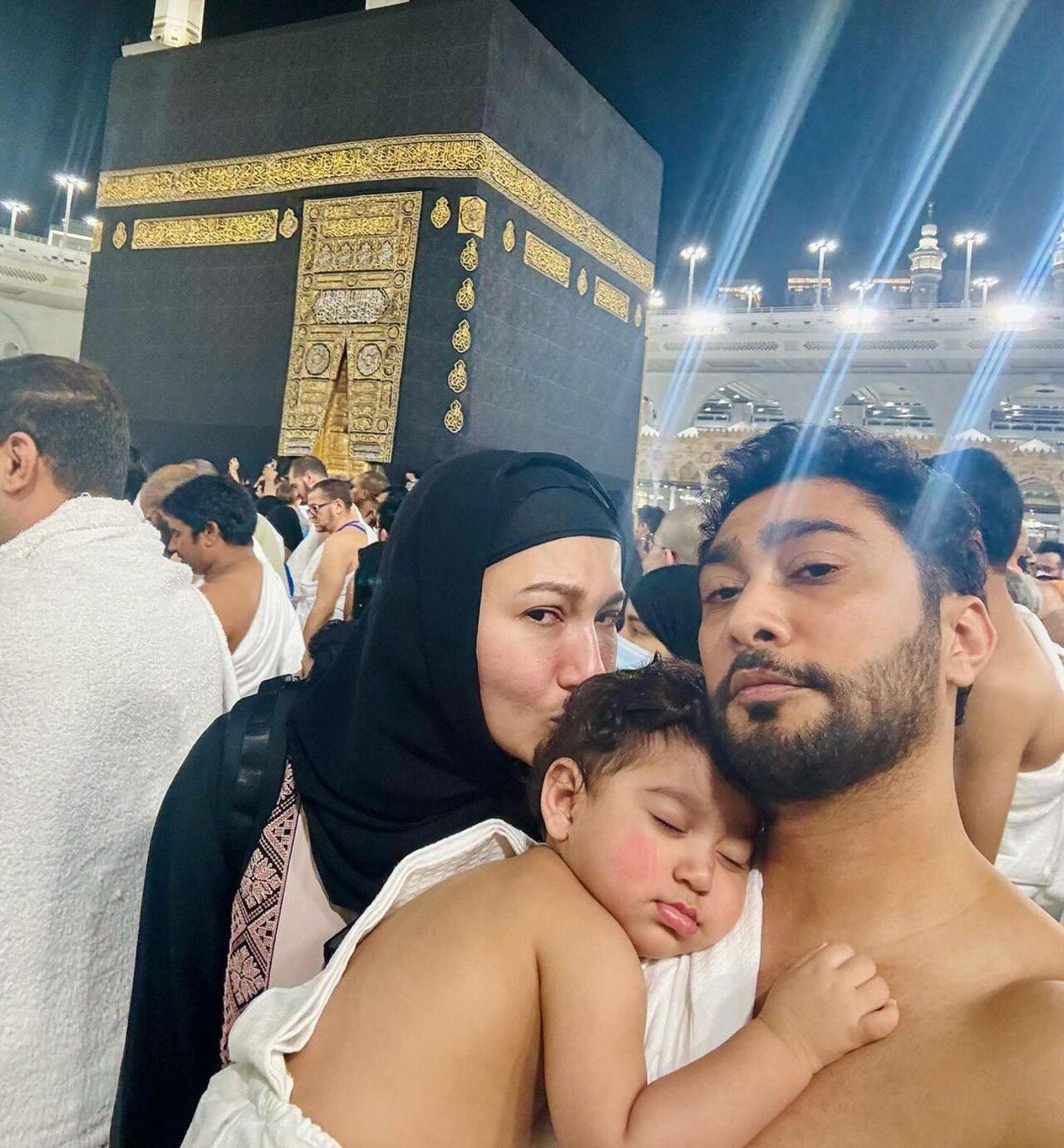 Gauahar Khan and Zaid Darbar celebrated their first Eid with their son