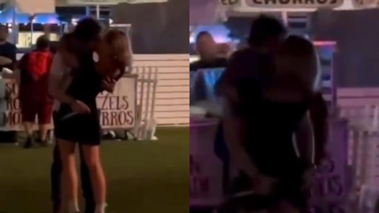 PDA alert! Evan Peters locks lips with a mystery blonde at Coachella 2024, watch video