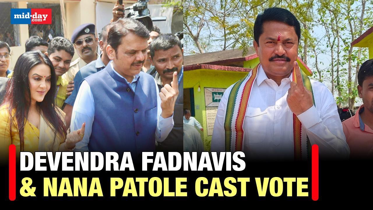 Lok Sabha Elections 2024: Devendra Fadnavis and Nana Patole cast vote