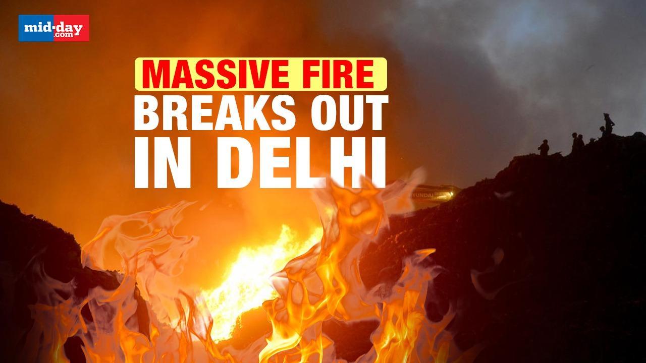Ghazipur Landfill Fire: Massive Fire Erupts In Delhi's Ghazipur Landfill
