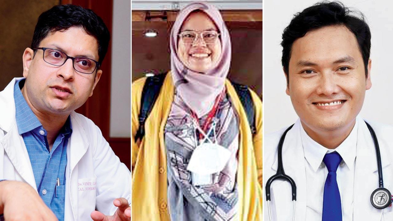 Vinit Samat, Yova Tri Yolanda and Dr Rikky Irawan Tulus Manuarang Purba