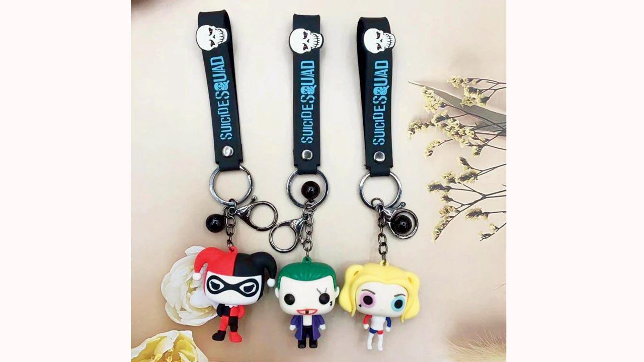 Joker and Harley Quinn keychains