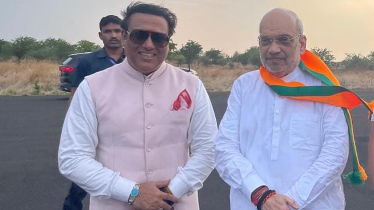 After joining Eknath Shinde's Shiv Sena, Govinda shares picture with Amit Shah