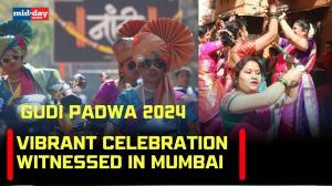 Gudi Padwa 2024: Women in traditional attires enthusiastically take part in Shobha Yatra