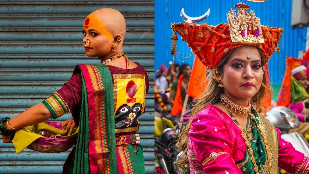 Here are some of the best looks we spotted on Gudi Padwa 2024. Photo Courtesy: PTI Photo/Kunal Patil