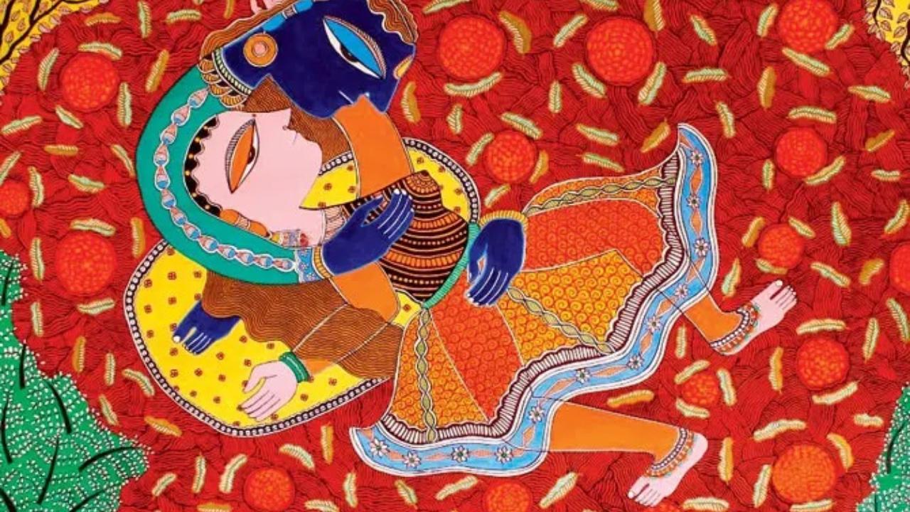 Madhubani Paintings: Originating from Bihar, Madhubani paintings are intricate and colourful artworks depicting mythological themes, nature and daily life scenes