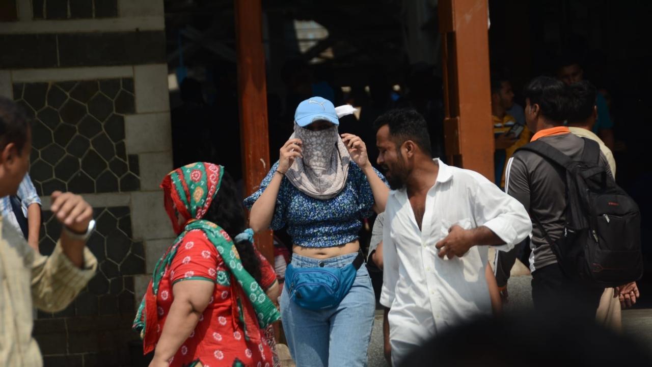 Mumbai had on Tuesday, recorded a maximum temperature of 39.7 degrees Celsius. Pics/Sameer Abedi