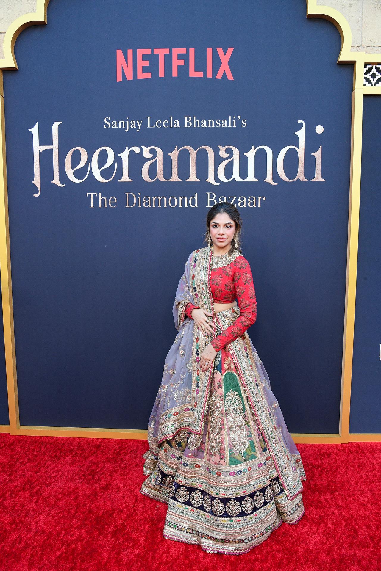 His niece and Heeramandi actress Sharmin Segal graced the event in a bespoke Indian ensemble. 