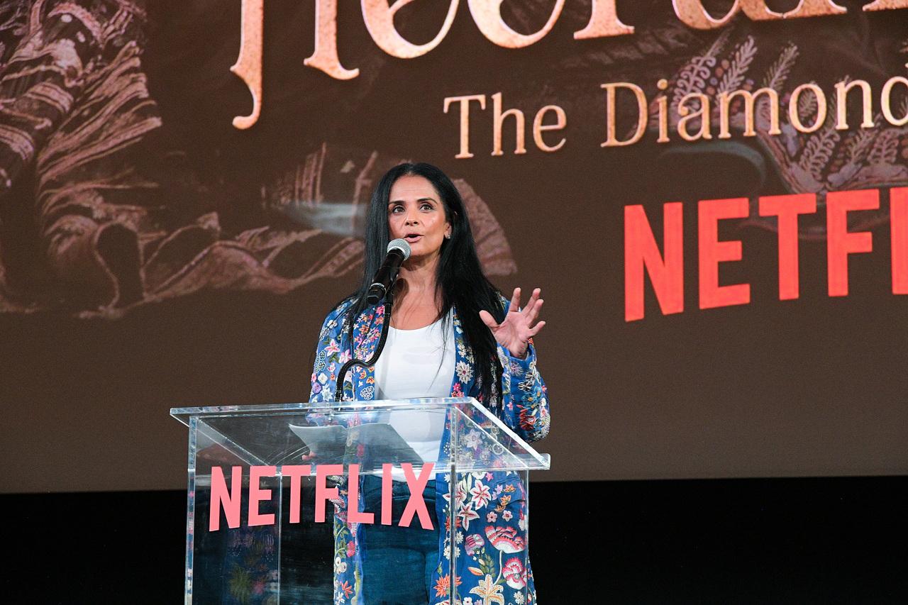 The evening began with opening remarks from Netflix Chief Content Officer, Bela Bajaria, followed by a screening of the first episode of the series.