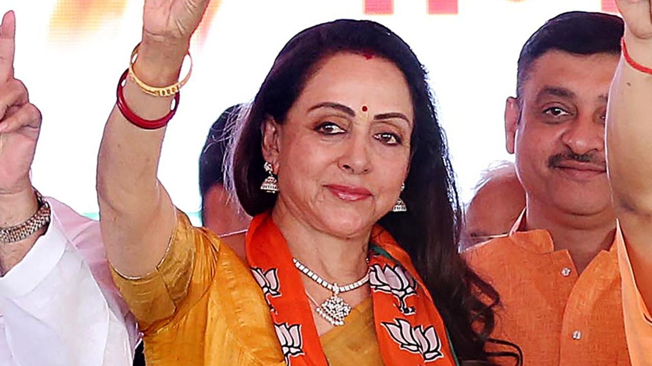 IN PHOTOS: Hema Malini, BJP candidate from Mathura files nomination for LS polls