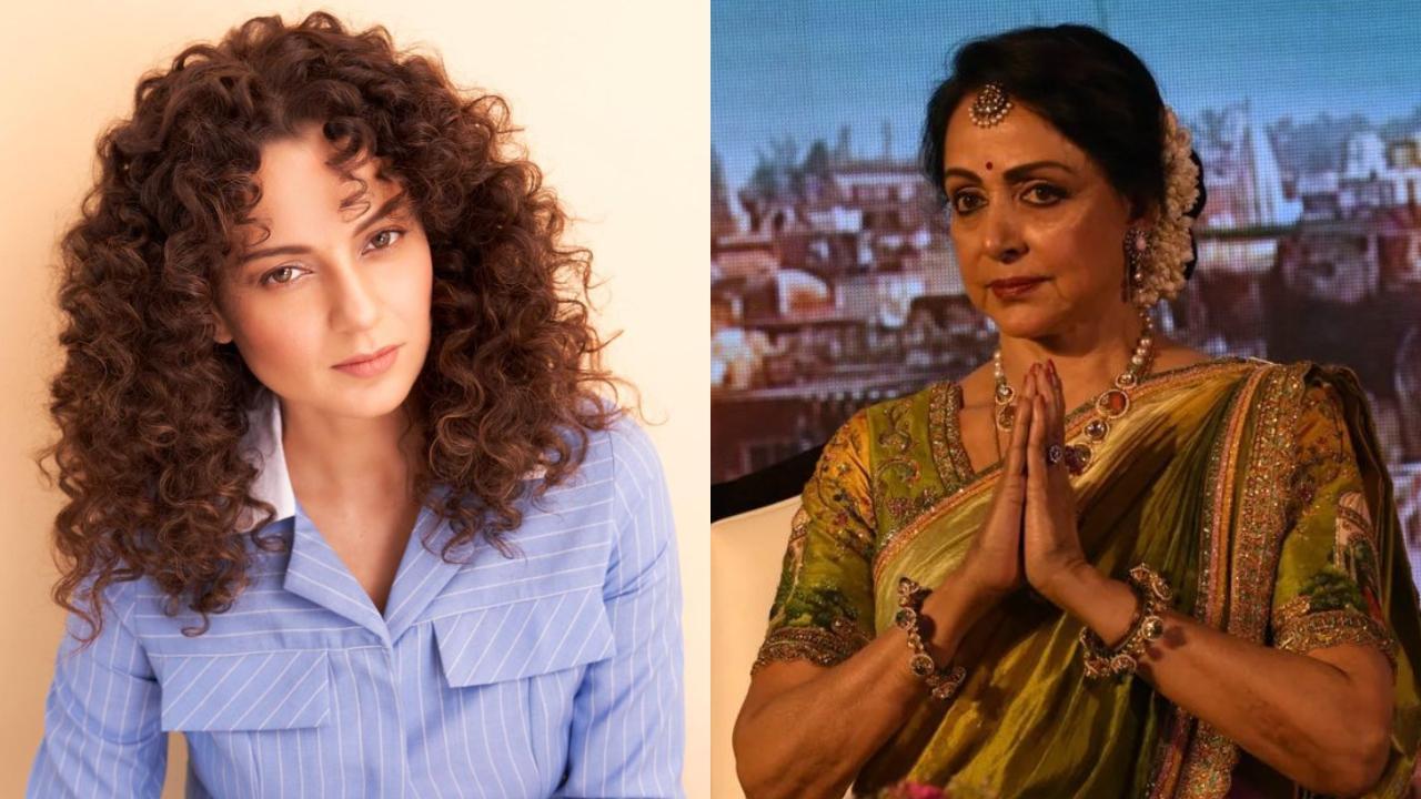 Kangana Ranaut questions congress leader for disrespecting Hema Malini: ‘What kind of life do they want women to live?‘