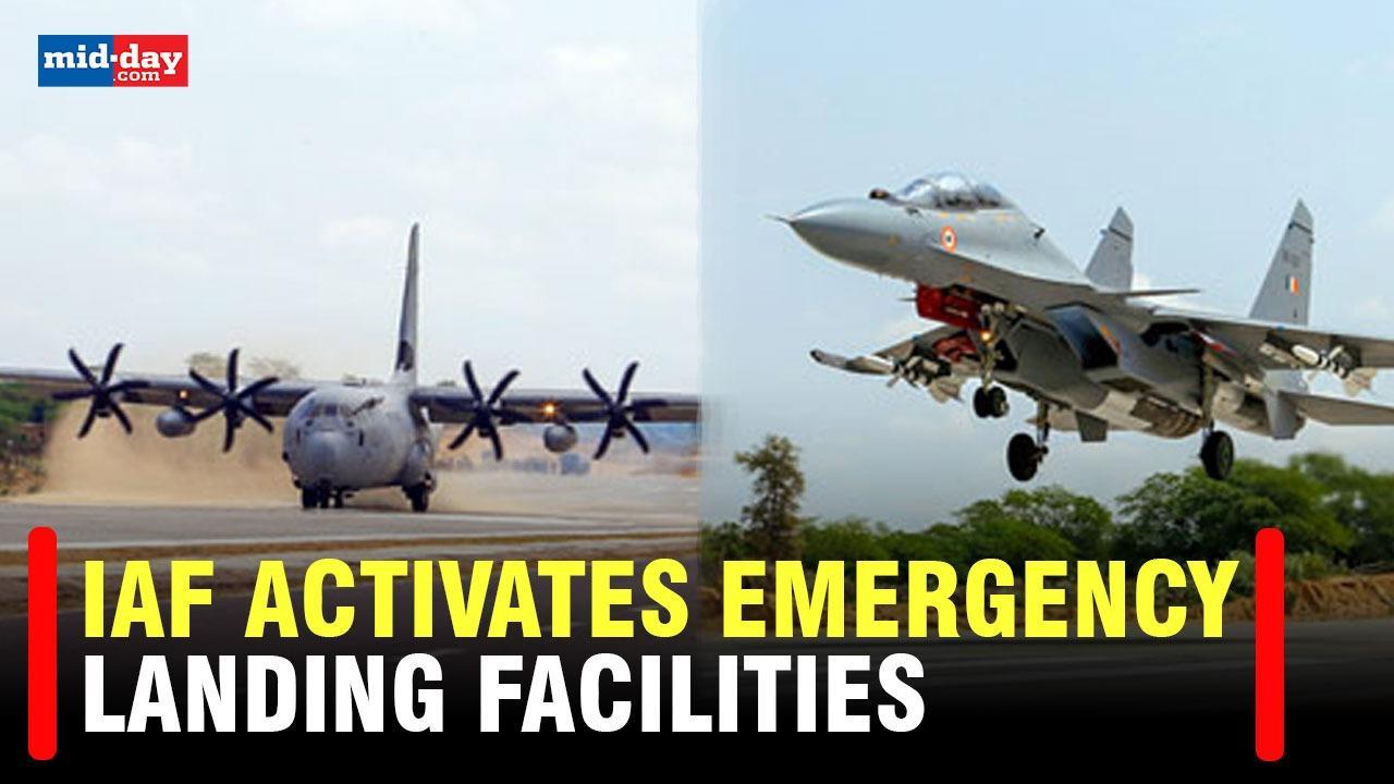 Gagan Shakti-24: Emergency Landing Facilities activated by Indian Air Force