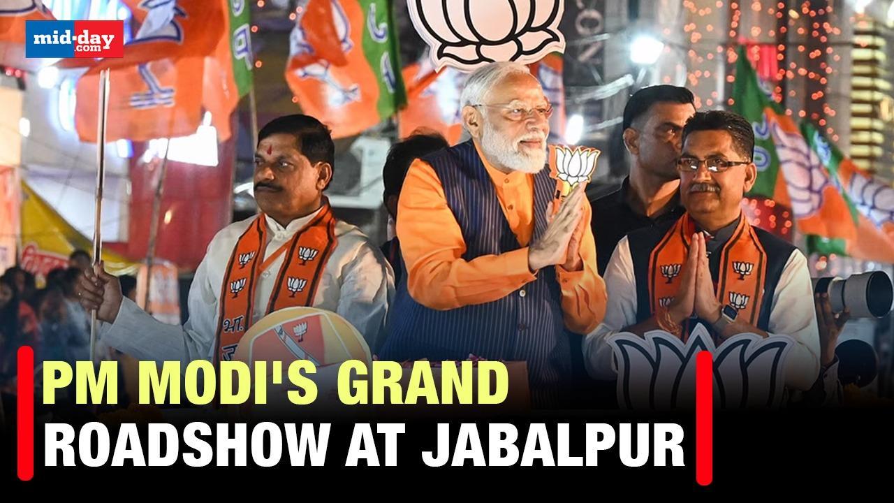 Lok Sabha Elections 2024: PM Modi holds a grand roadshow in Jabalpur