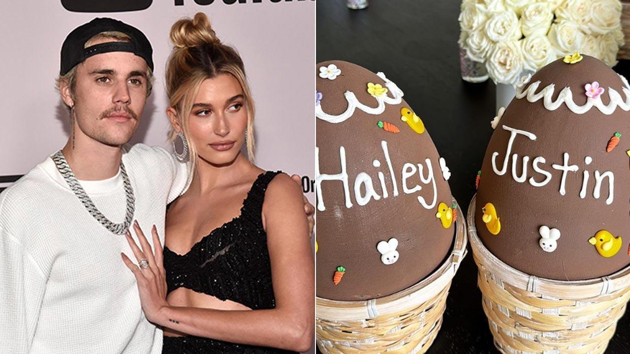 Justin Bieber, wife Hailey celebrate easter together with decorated chocolate eg