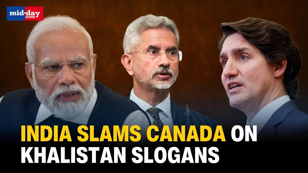 India Criticizes Canada Over Khalistani Slogans 