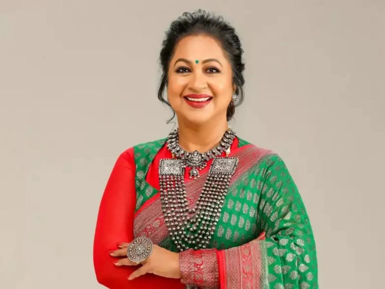 Radhika Sarathkumar, popular actor-turned politician, is fighting on a BJP ticket from Virudhunagar in Tamil Nadu. The BJP candidate and wife of popular actor Sarathkumar recently merged their party All Indian Samathva Makkal Katchi (AISMK) with the BJP 