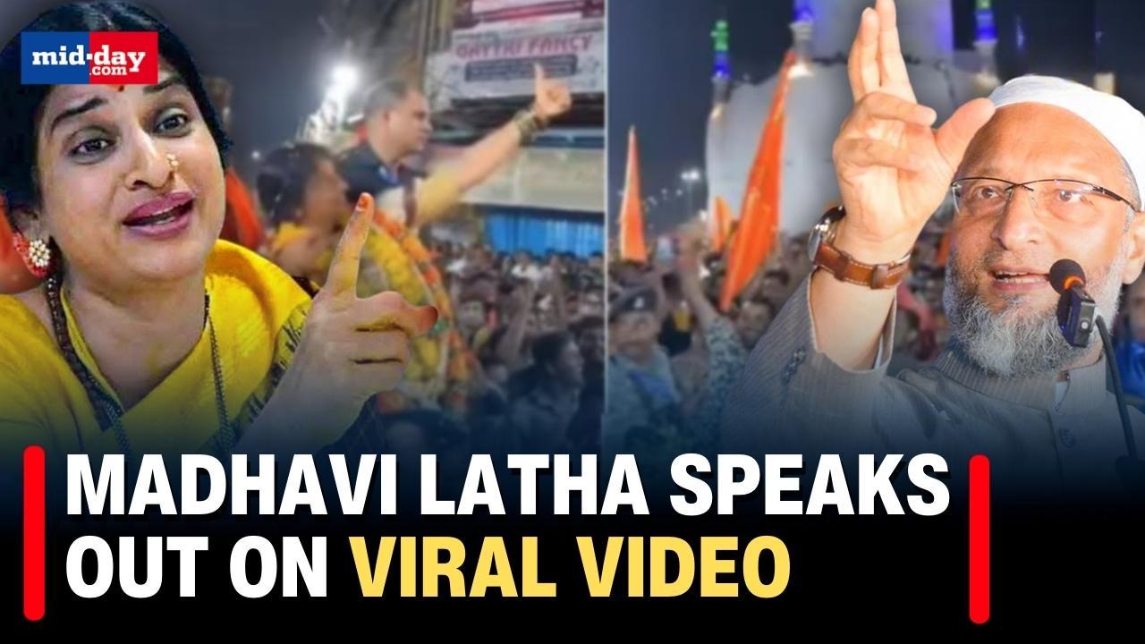 ‘Arrow at Mosque’ Row: After viral video, BJP’s Madhavi Latha slams Owaisi