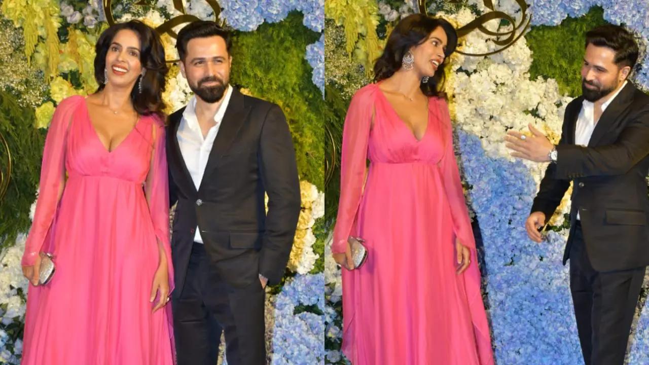 While several celebrities graced Anand Pandit's daughter's wedding reception, it was actors Emraan Hashmi and Mallika Sherawat who stole the limelight. Read more
