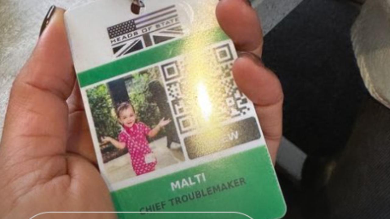 Priyanka’s daughter Malti designated ‘chief troublemaker’ on ‘Head of State’ set
