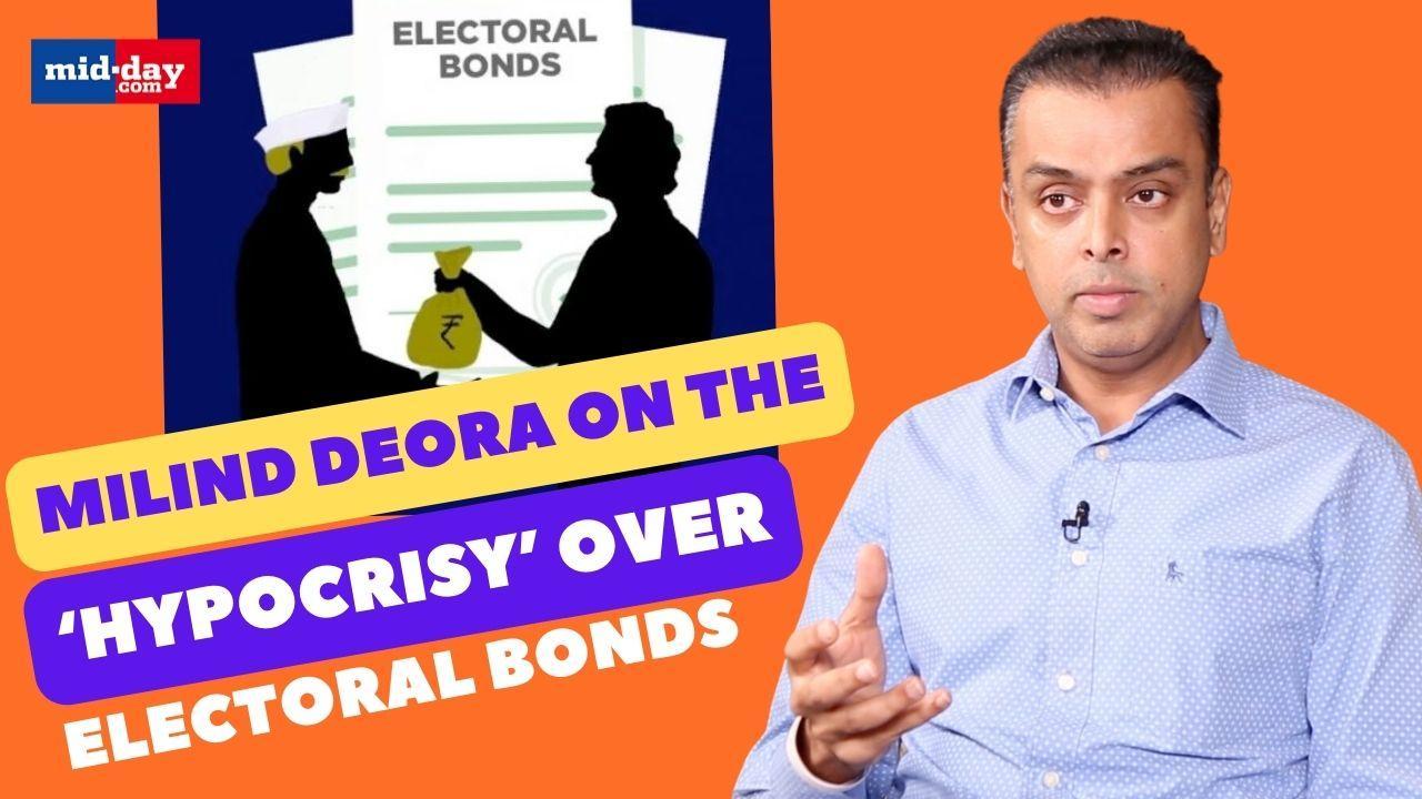 Milind Deora exposes hypocrisy of political parties over Electoral Bonds