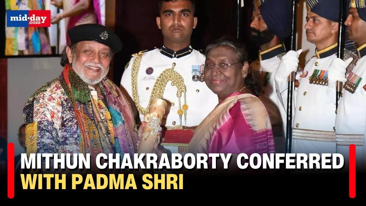Padma Awards 2024: Mithun Chakraborty conferred with Padma Shri