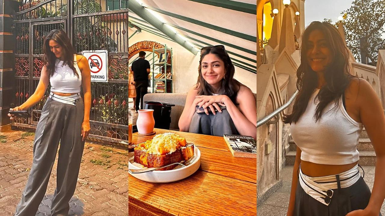 Mrunal Thakur’s day out in Bandra involves French toast and visit to Mount Mary