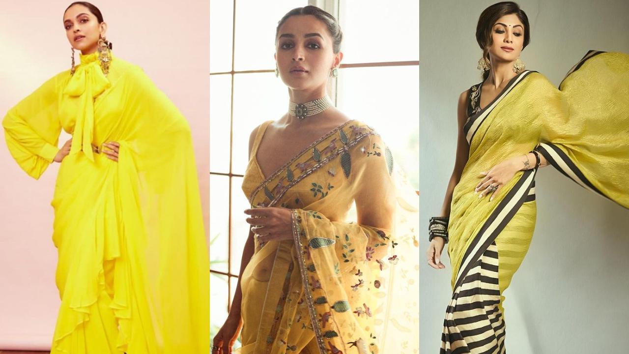 Chaitra Navratri 2024 day 3: Stunning yellow outfits inspired by B-town