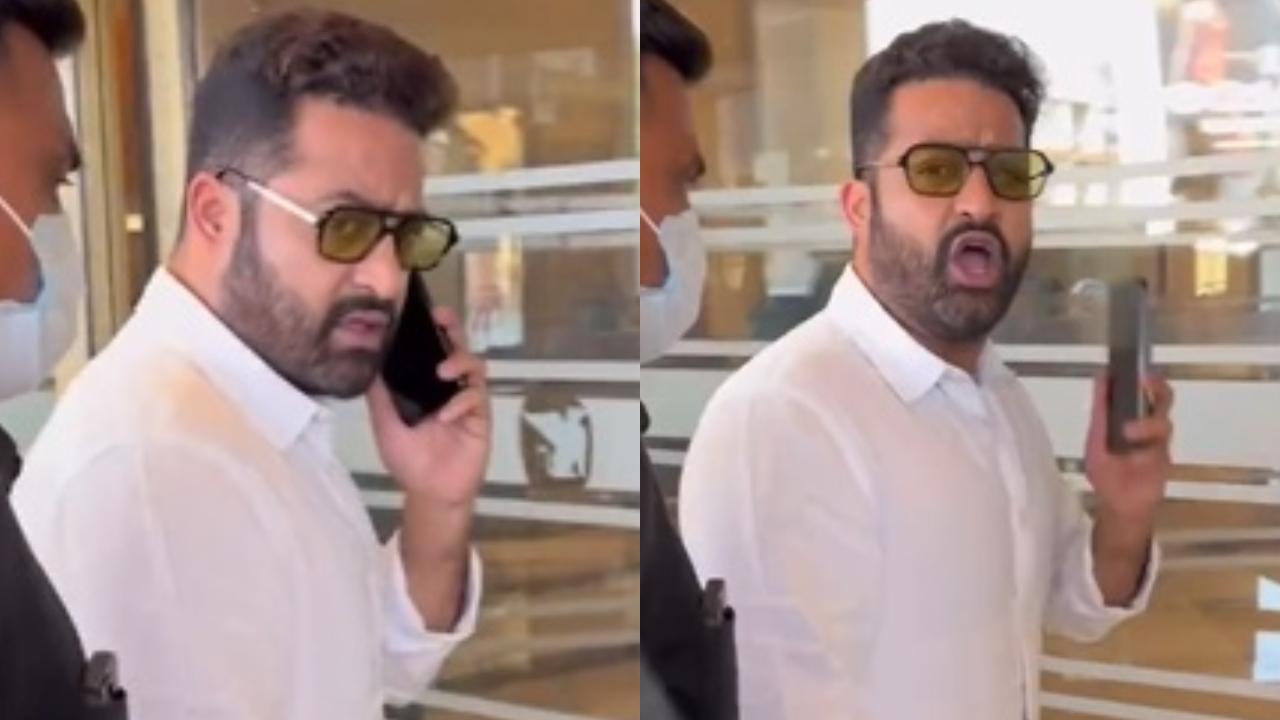 'Oye! Keep it back': Jr NTR reacts as paparazzi follow him in Mumbai
