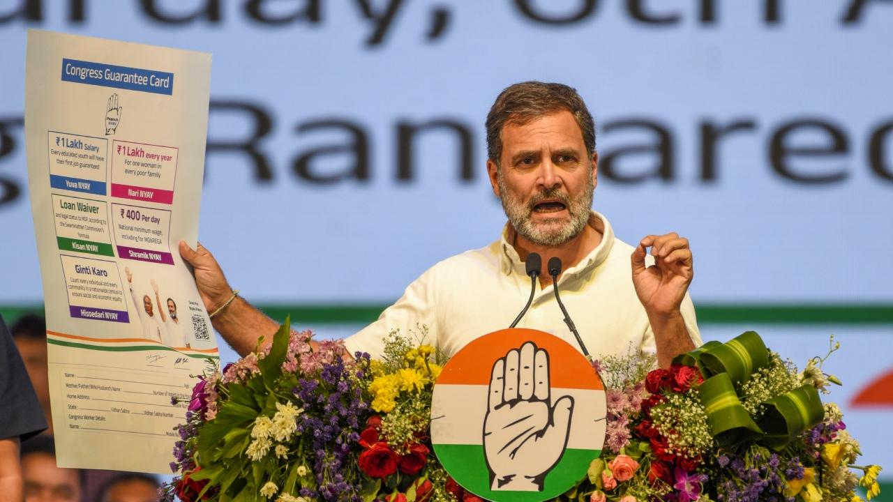 In a scathing attack against the BJP-led Central government, Congress leader Rahul Gandhi on Saturday alleged that the electoral bonds scheme was the 