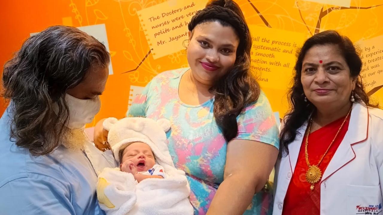 Woman weighing 160-kg gives birth to a healthy baby after 14 years of marriage
