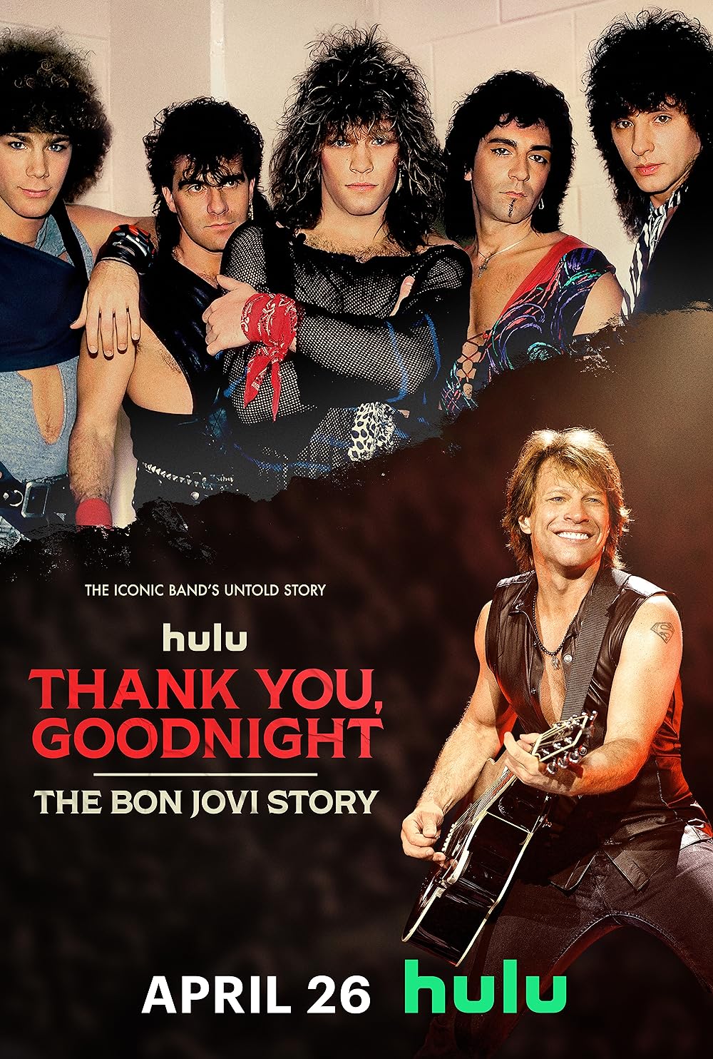 Thank You, Goodnight: The Bon Jovi Story (April 26, Disney+ Hotstar)Delve into the legendary rock band Bon Jovi's journey in 