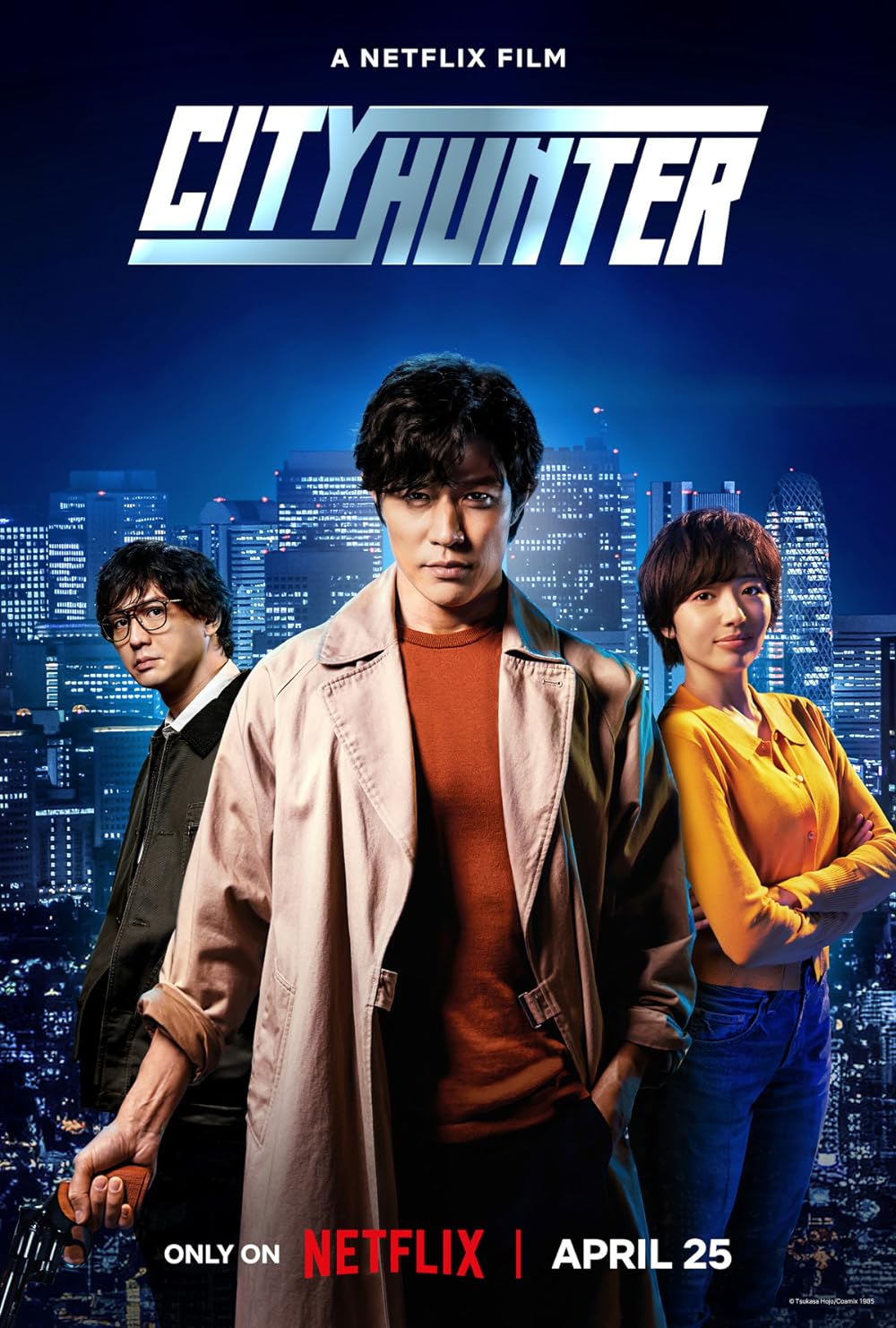 City Hunter (April 25, Netflix)Dive into the vibrant district of Shinjuku in Tokyo with 