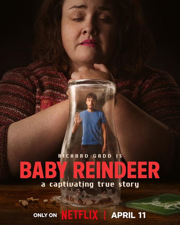 Baby Reindeer (April 11, Netflix)Anchored in true events, 'Baby Reindeer' follows the harrowing ordeal of a comedian caught in a chilling encounter with a stalker. Richard Gadd portrays the protagonist in this drama that explores the darker aspects of human connections, offering a gripping narrative mirrored by real-life experiences.