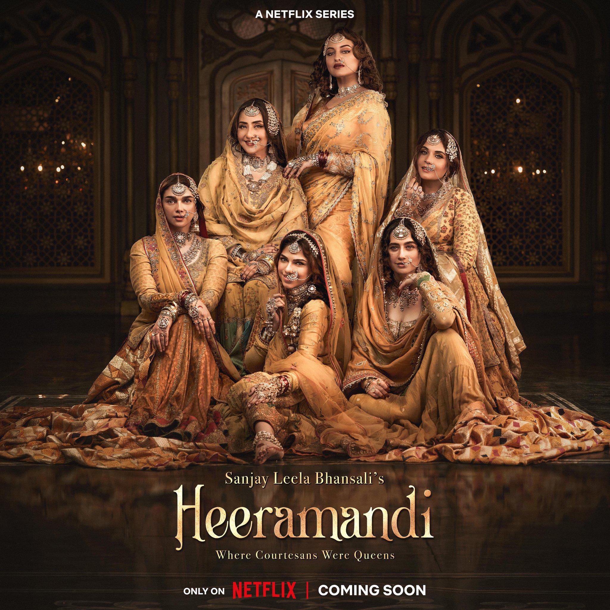 Heeramandi: The Diamond Bazaar (Streaming on Netflix_ - May 1Get ready for the highly anticipated journey through Sanjay Leela Bhansali's 